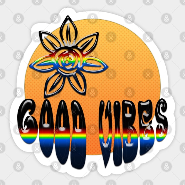 Good vibes Sticker by Sinmara